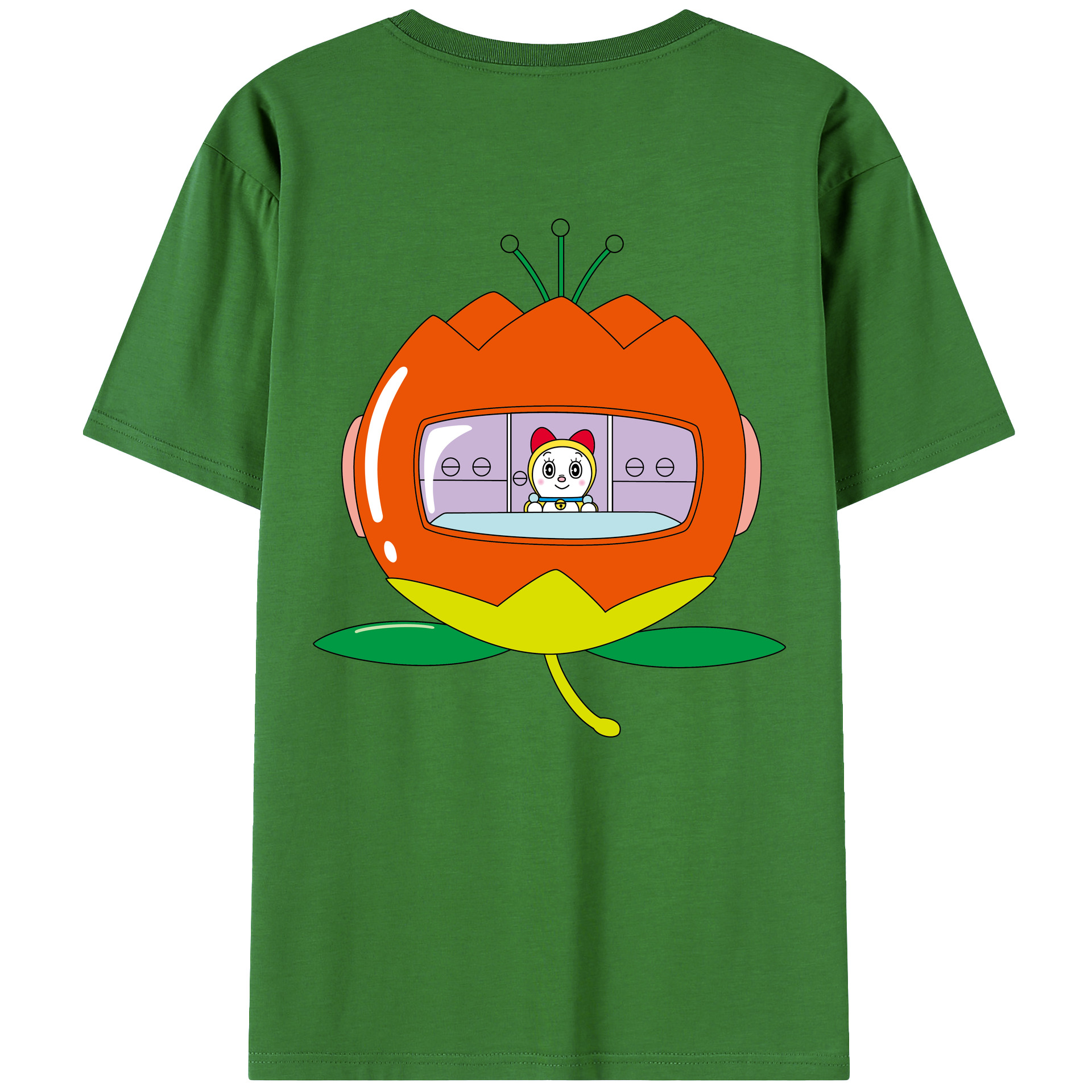 （画像用） ドラえもん ドラミ Doraemon Dorami レディース半袖Tシャツ(バックプリント)